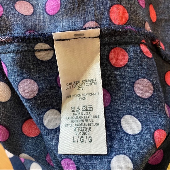 Splendid Large Polka Dot Blouse - Picture 5 of 5